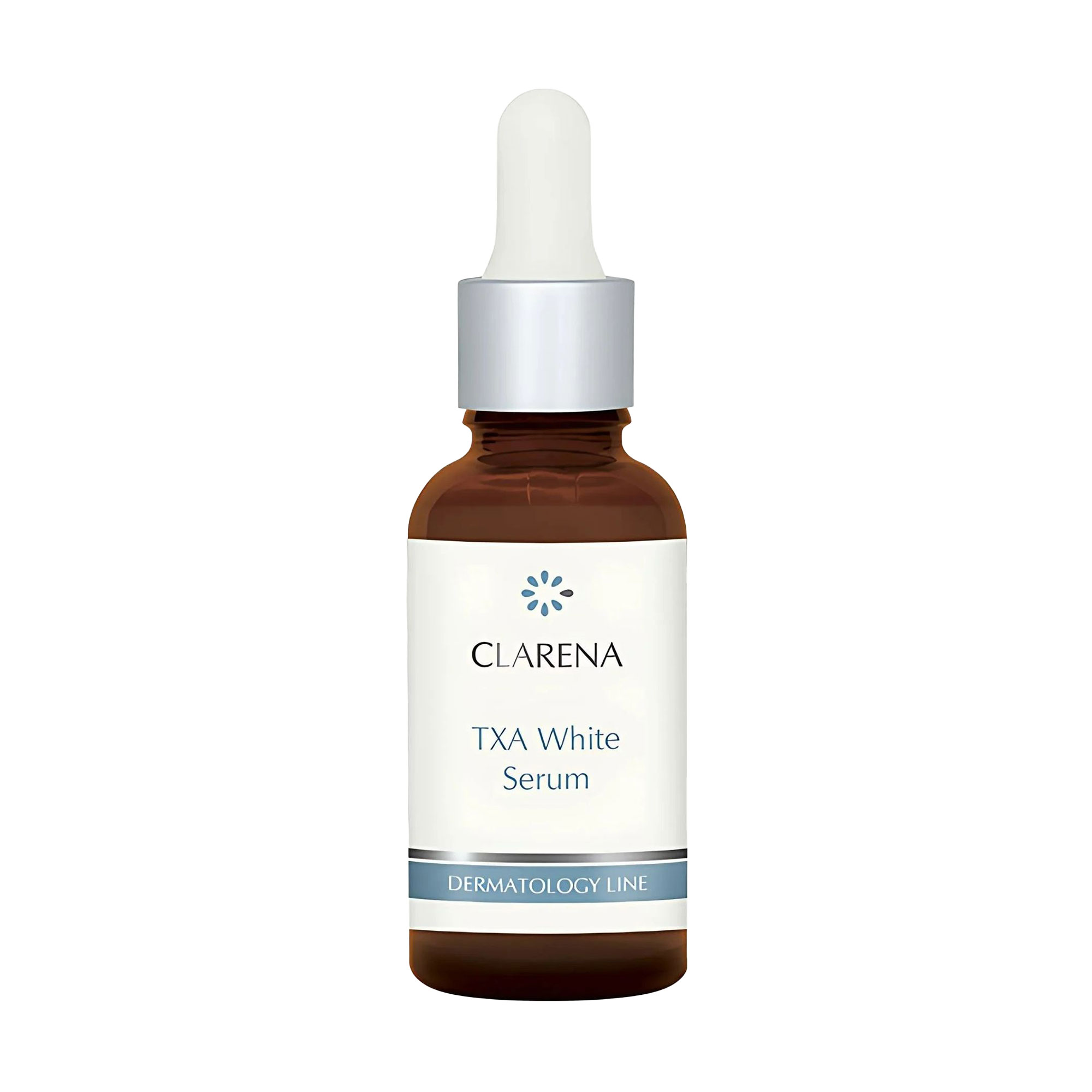 Уцінка! Освітлювальна сироватка Clarena Dermatology Line TXA White Serum для шкіри схильної до гіперпігментації, нерівного тону, себореї, 30 мл